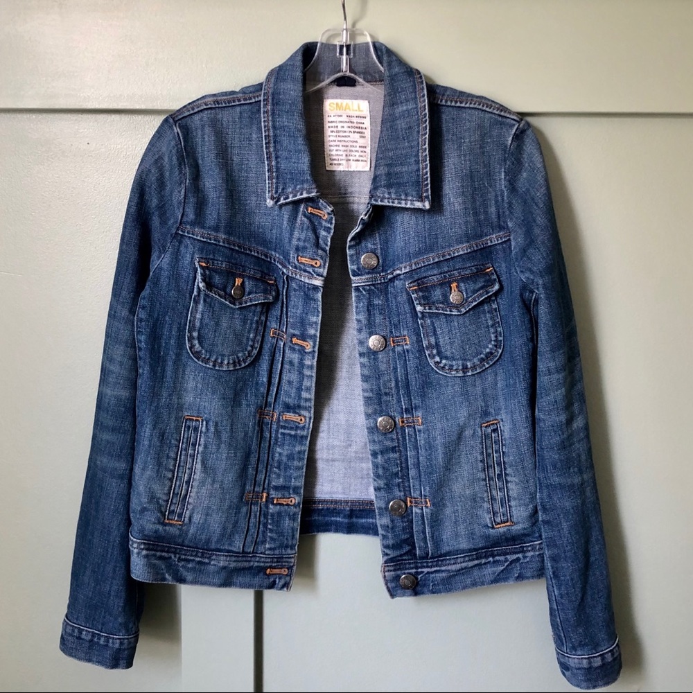 J Crew Classic Denim Jean Jacket